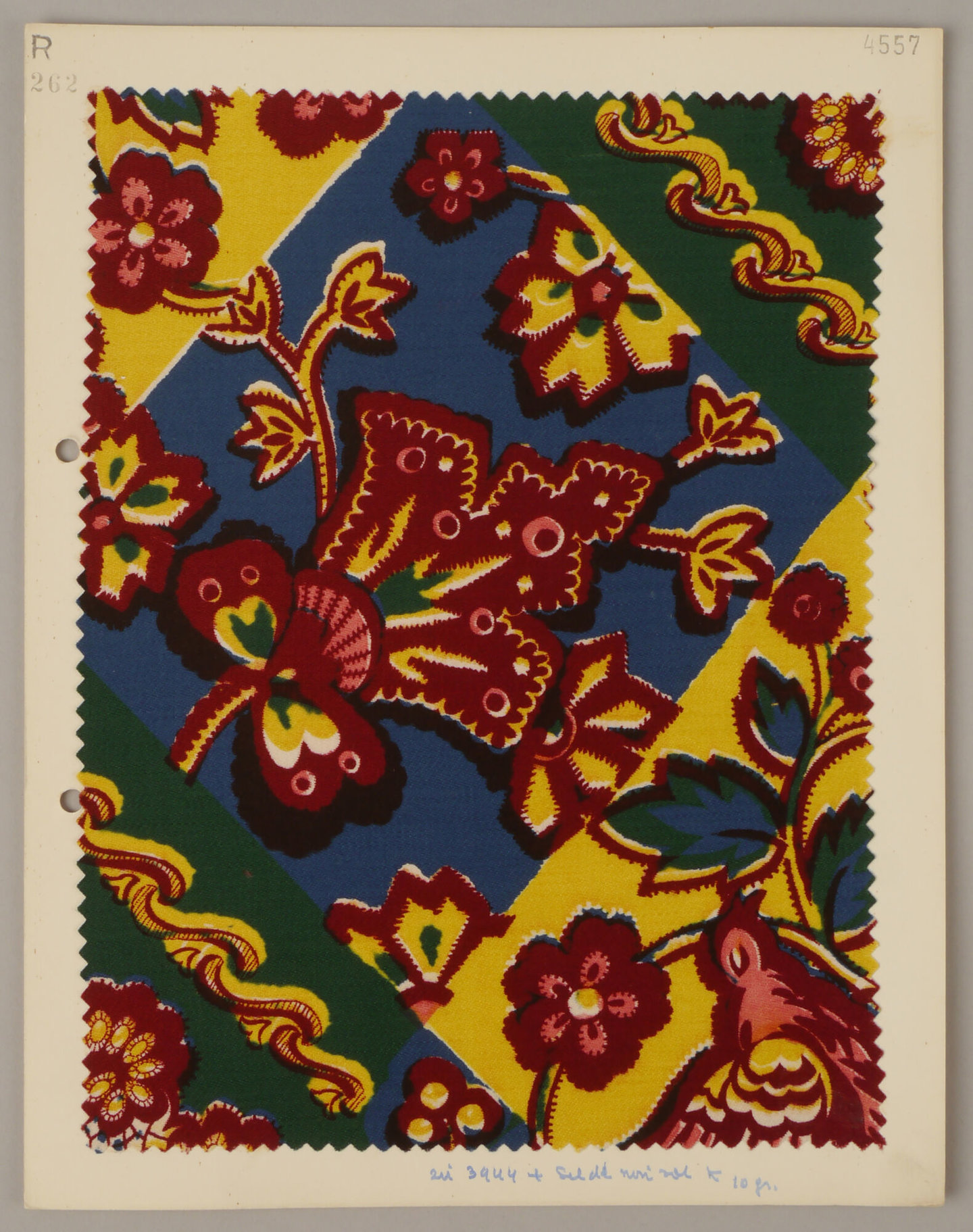 Bedrukte textielstaal geproduceerd door TAE in Destelbergen