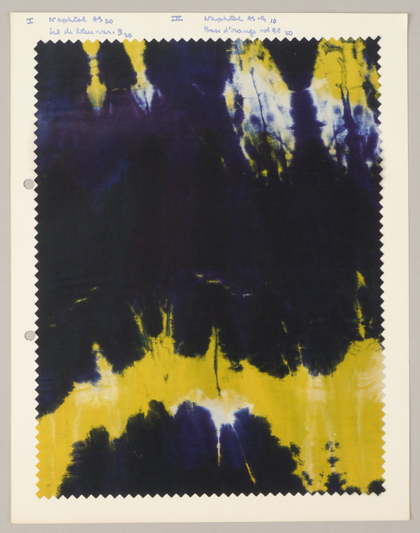 Bedrukte textielstaal geproduceerd door TAE in Destelbergen