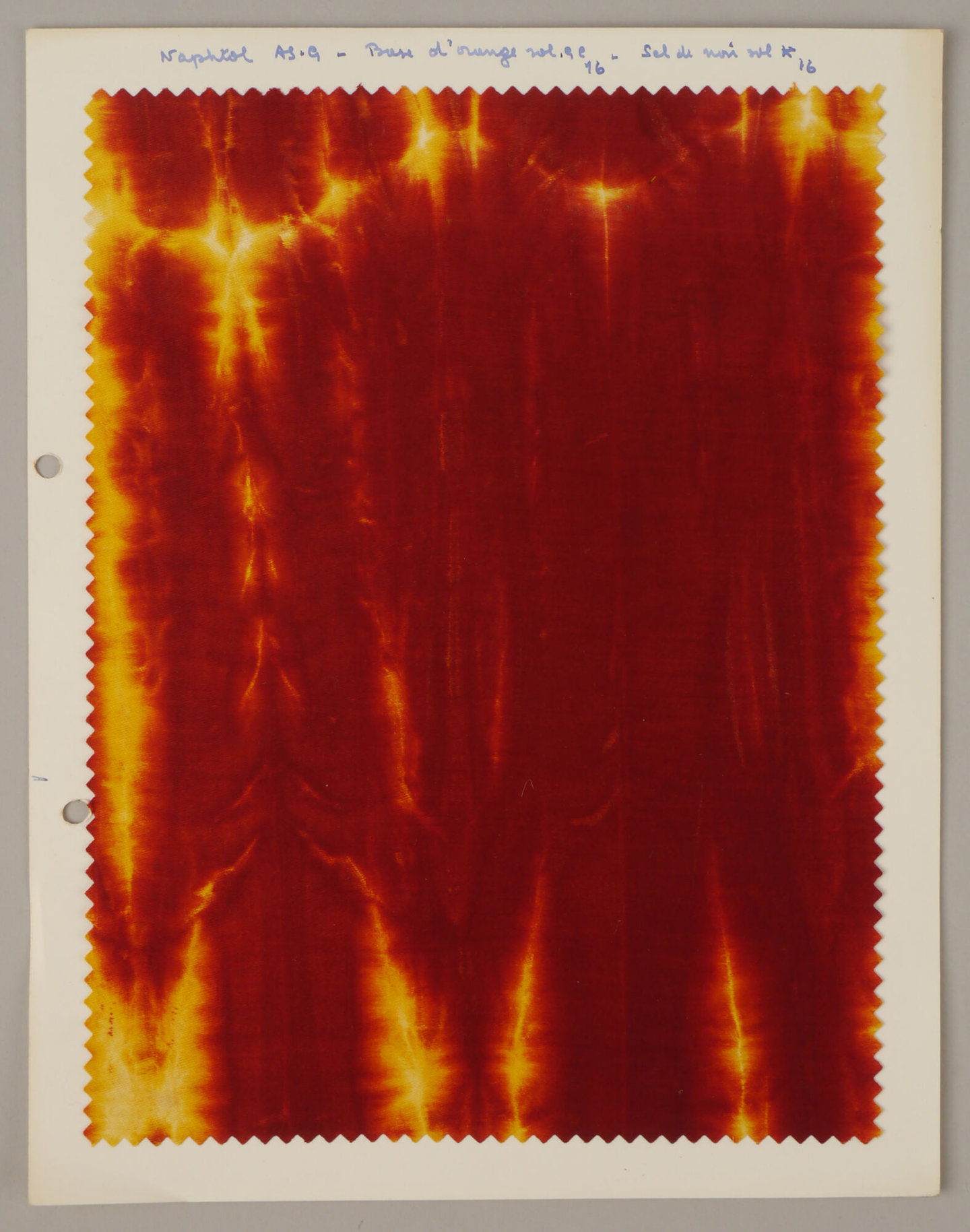 Bedrukte textielstaal geproduceerd door TAE in Destelbergen