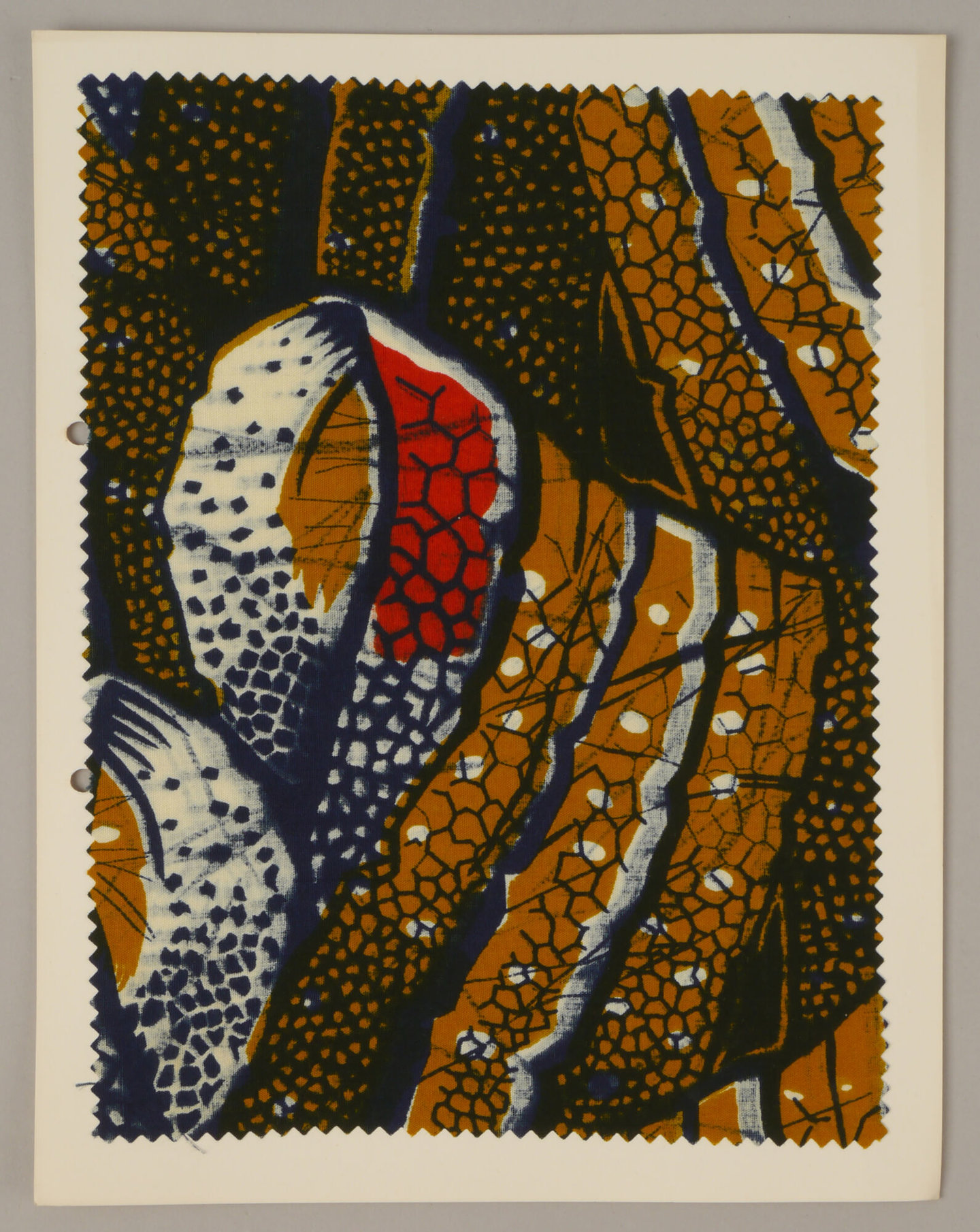 Bedrukte textielstaal geproduceerd door TAE in Destelbergen