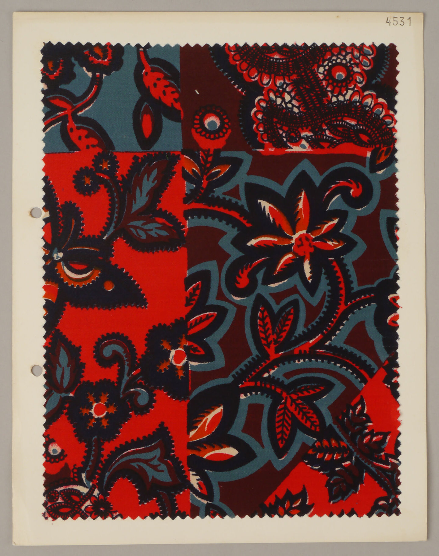 Bedrukte textielstaal geproduceerd door TAE in Destelbergen