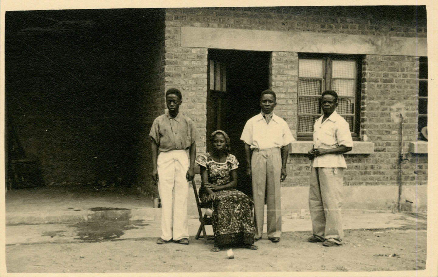 Residentiële wijk bij textielfabriek Filtisaf in Belgisch-Congo