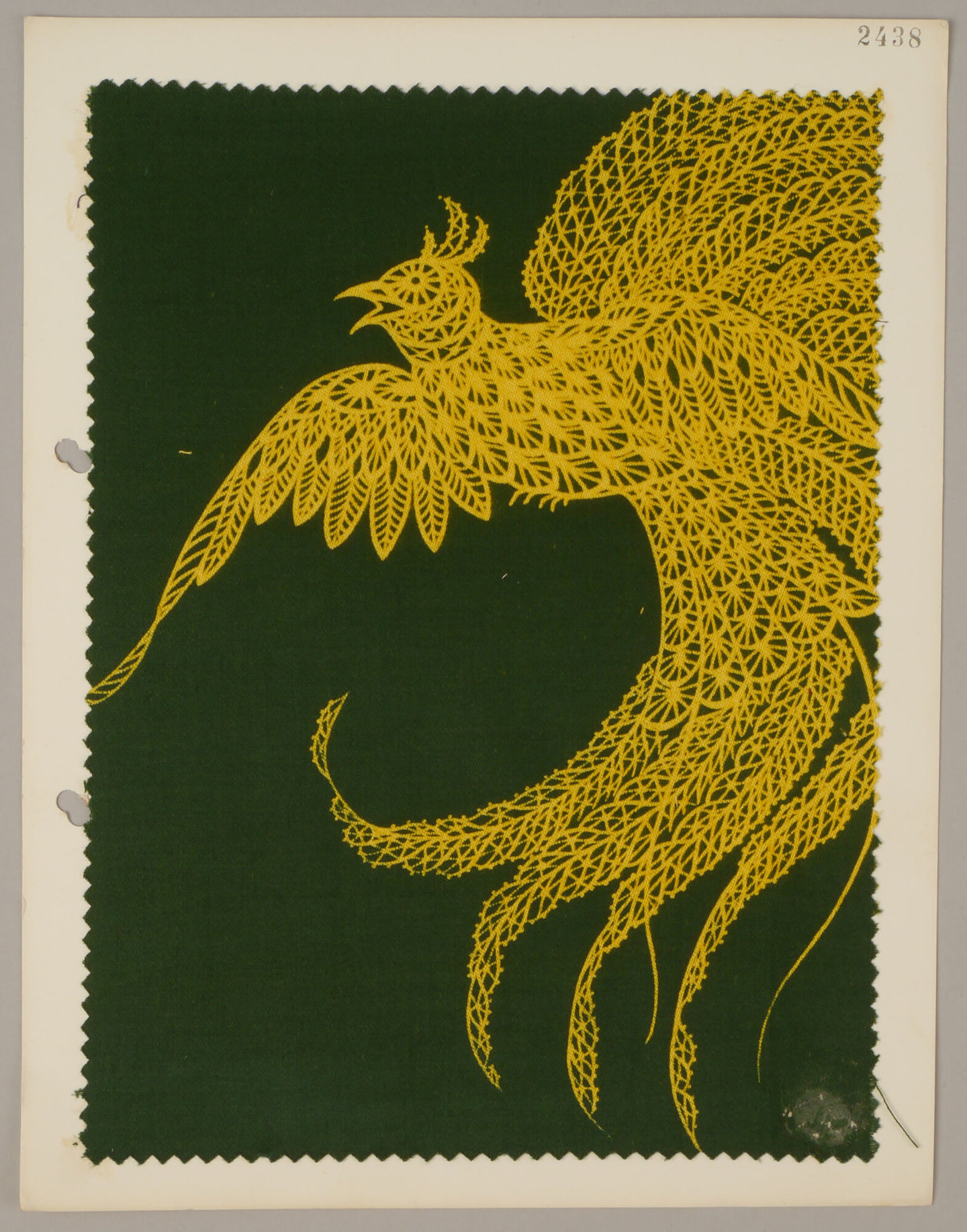 Bedrukte textielstaal geproduceerd door TAE in Destelbergen