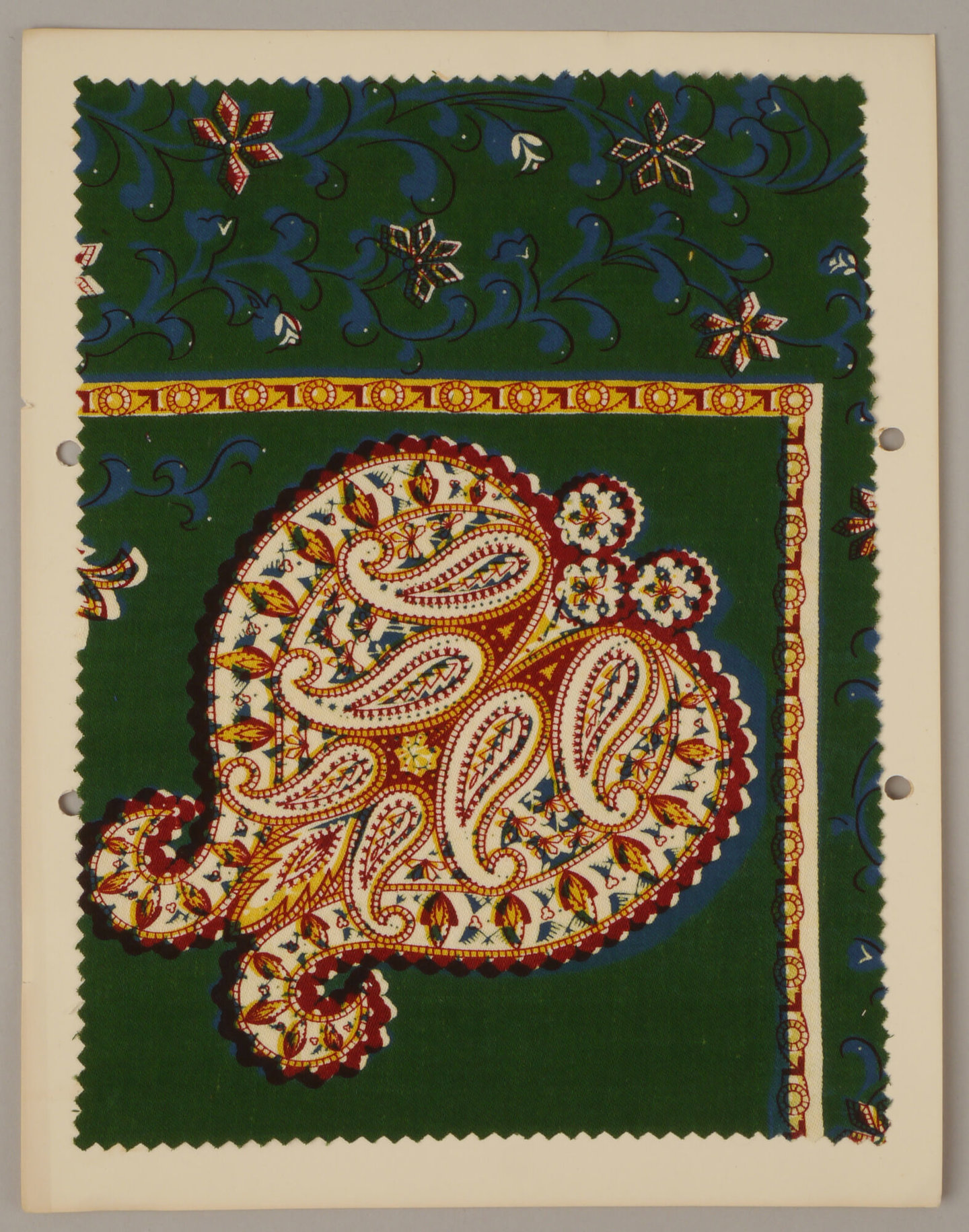 Bedrukte textielstaal geproduceerd door TAE in Destelbergen