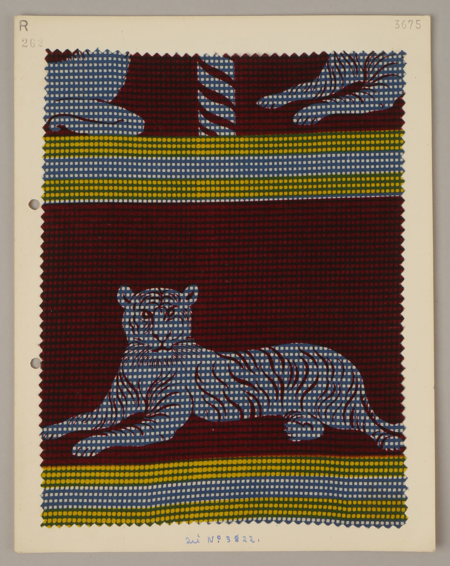 Bedrukte textielstaal geproduceerd door TAE in Destelbergen