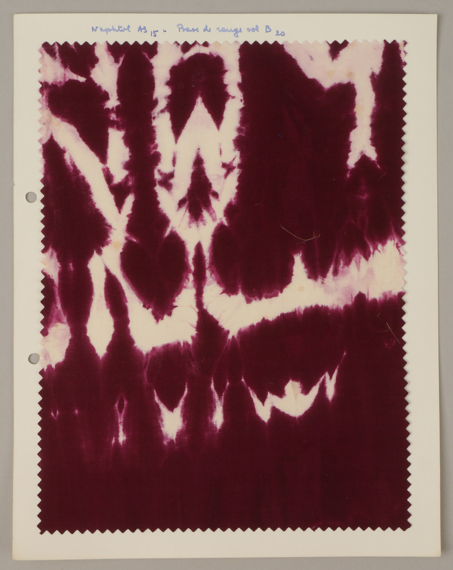 Bedrukte textielstaal geproduceerd door TAE in Destelbergen