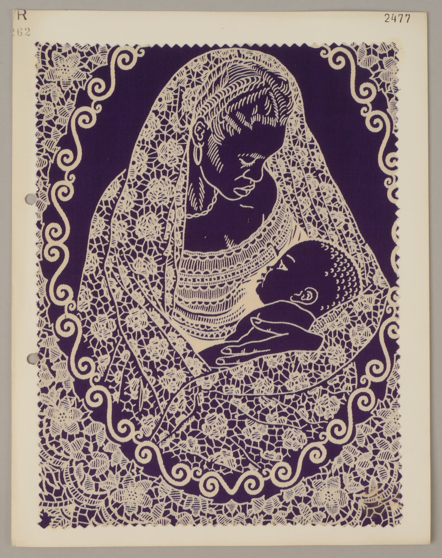 Bedrukte textielstaal geproduceerd door TAE in Destelbergen