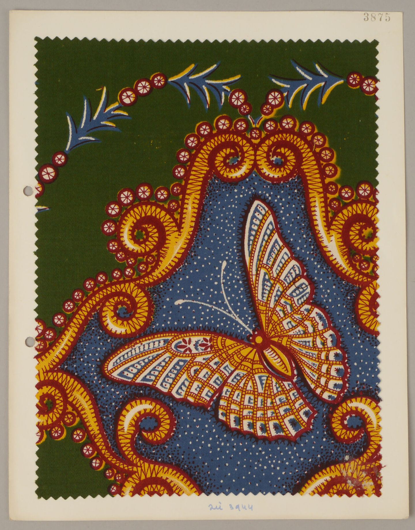 Bedrukte textielstaal geproduceerd door TAE in Destelbergen