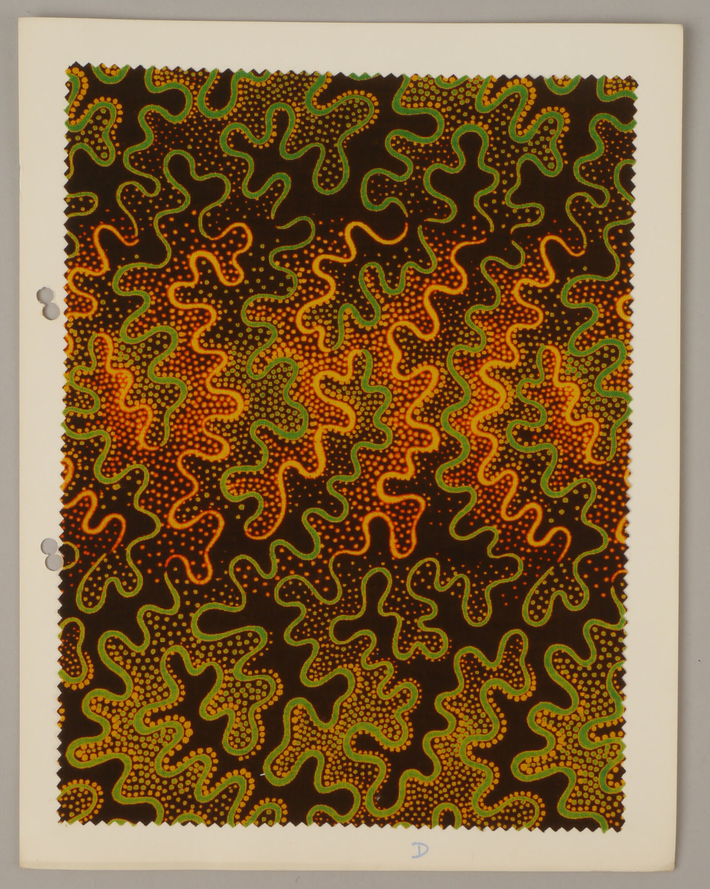 Bedrukte textielstaal geproduceerd door TAE in Destelbergen