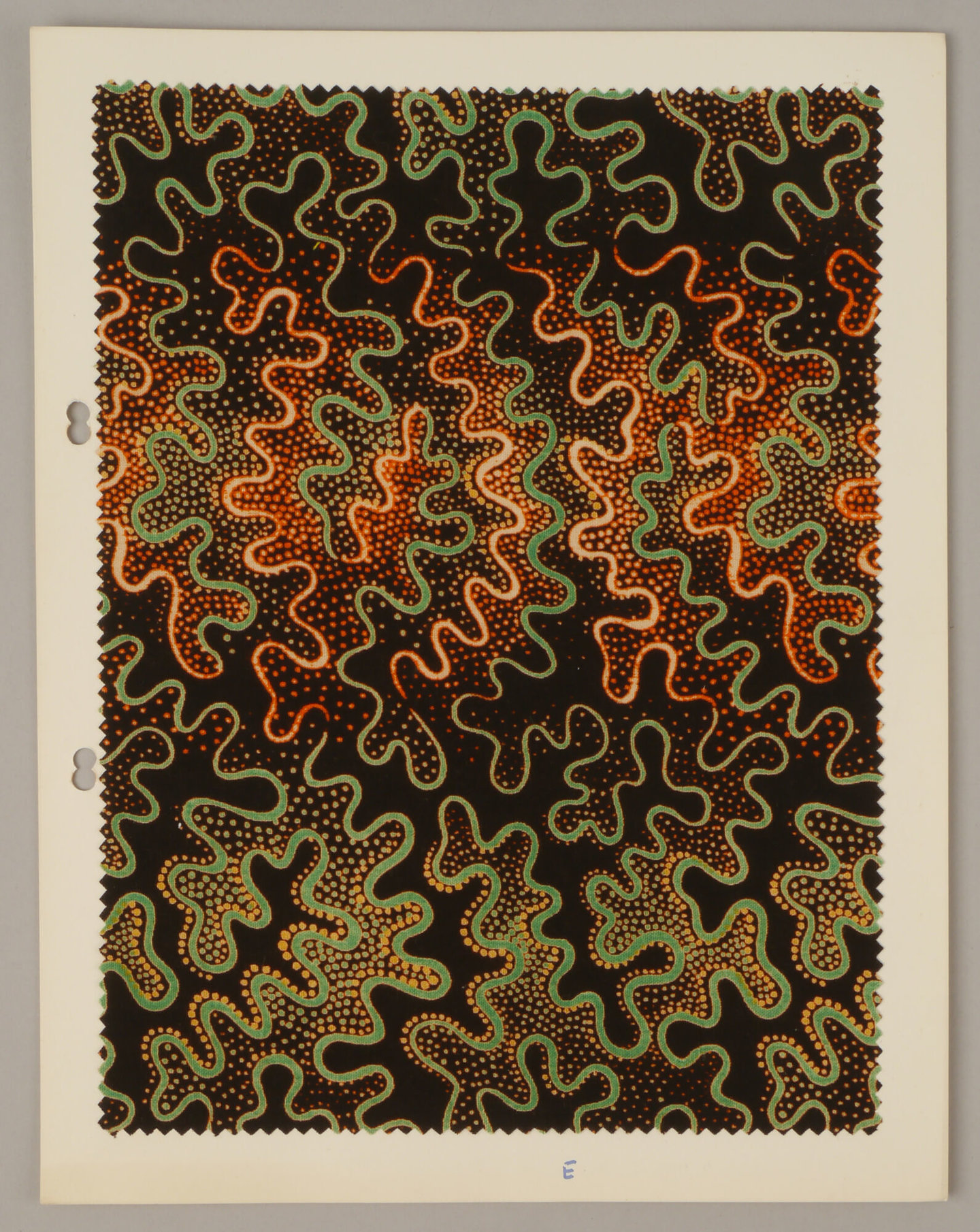 Bedrukte textielstaal geproduceerd door TAE in Destelbergen