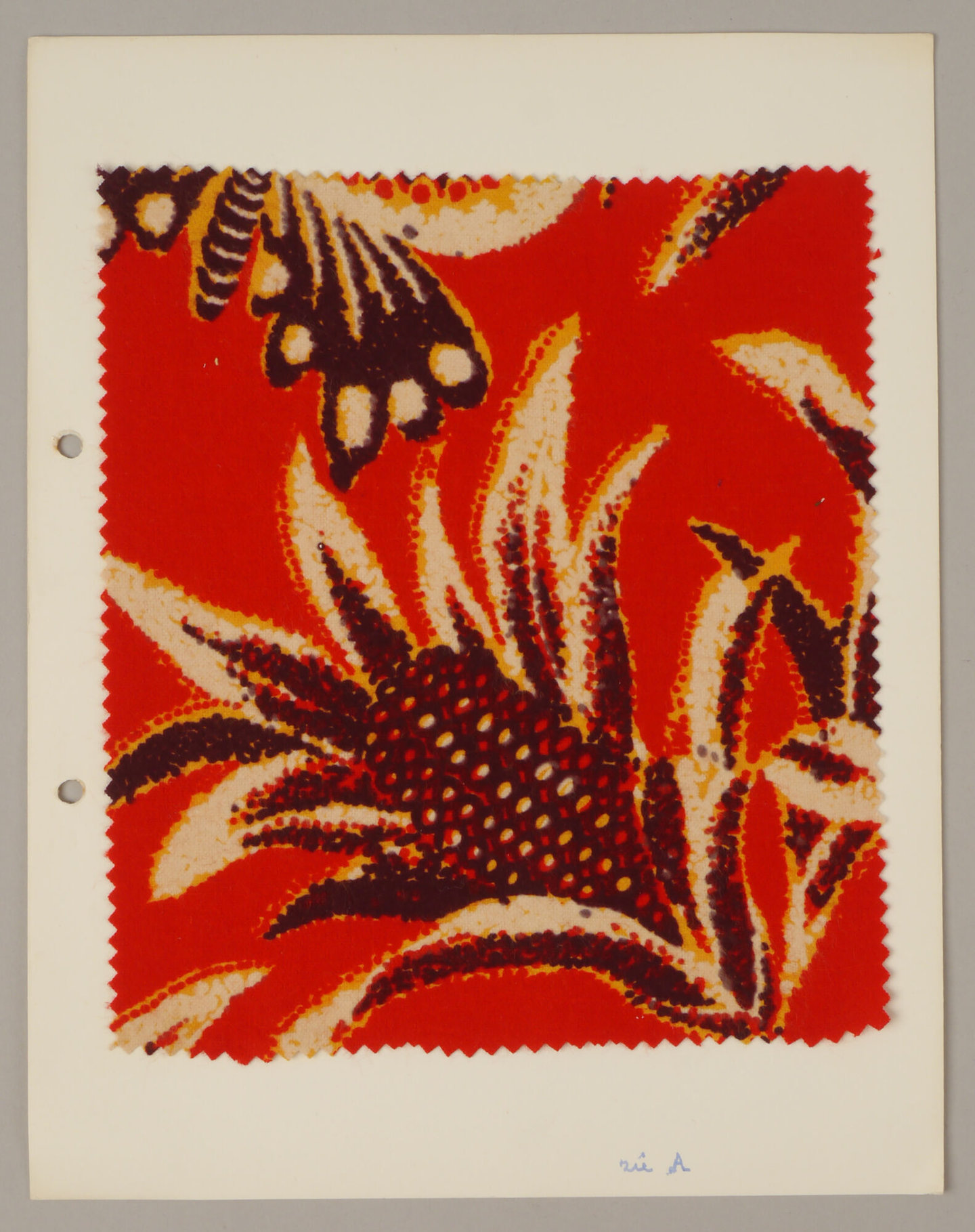 Bedrukte textielstaal geproduceerd door TAE in Destelbergen