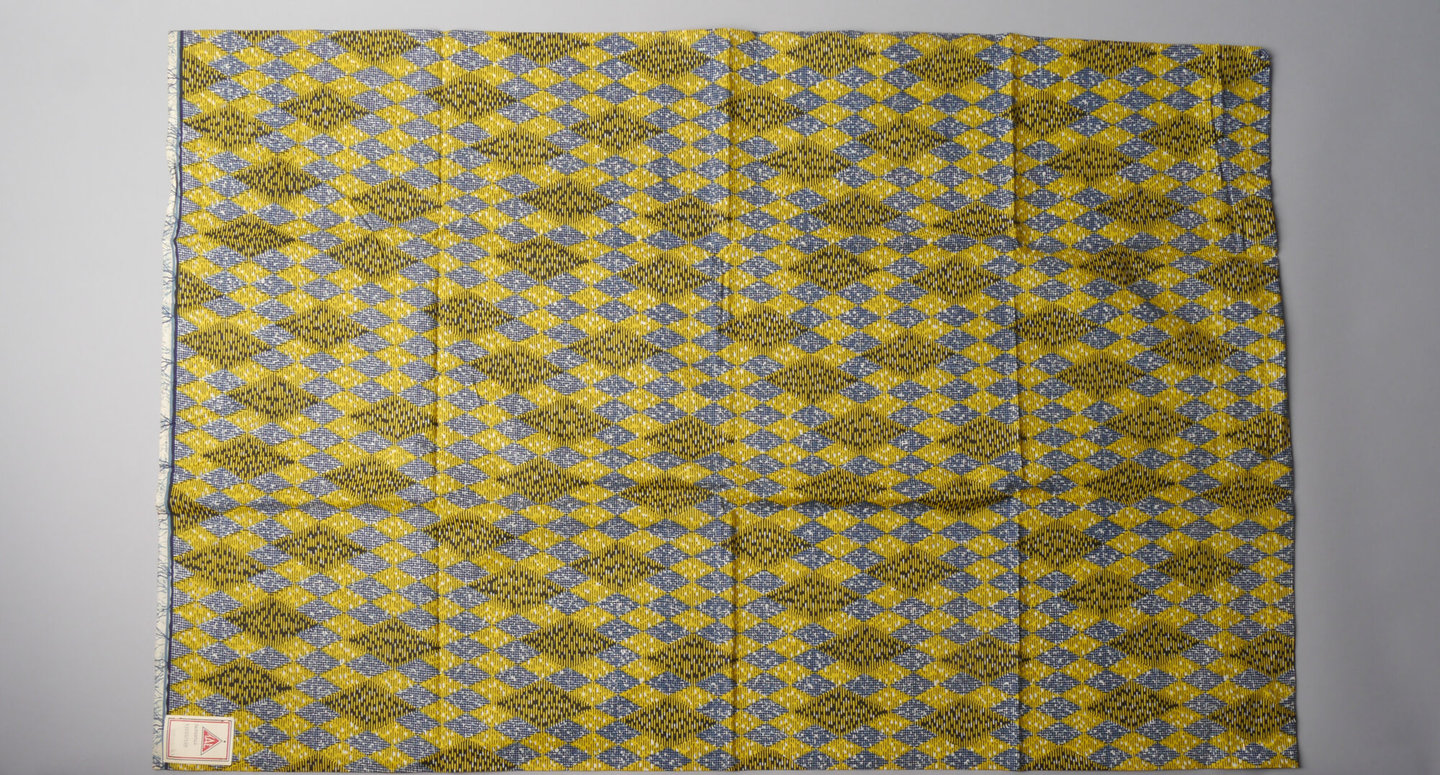 Bedrukte textielstaal geproduceerd door TAE in Destelbergen