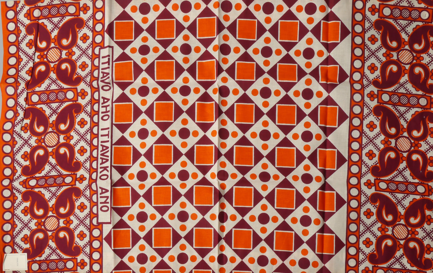 Bedrukte textielstaal geproduceerd door TAE in Destelbergen