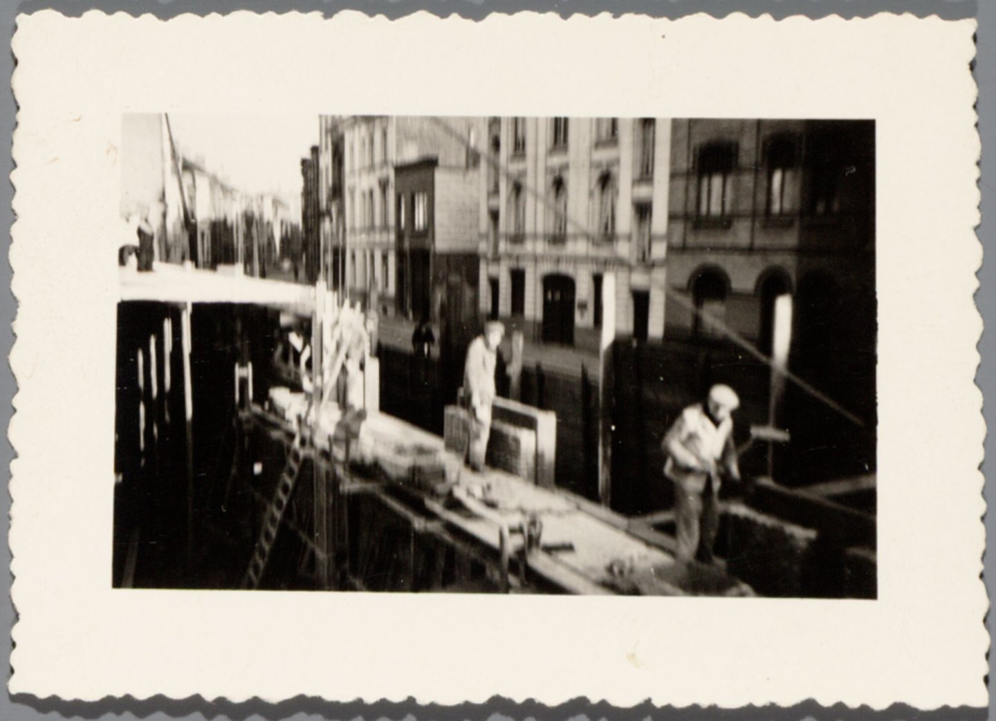 Bouw van textielfabriek Textile-Déchets in Gent