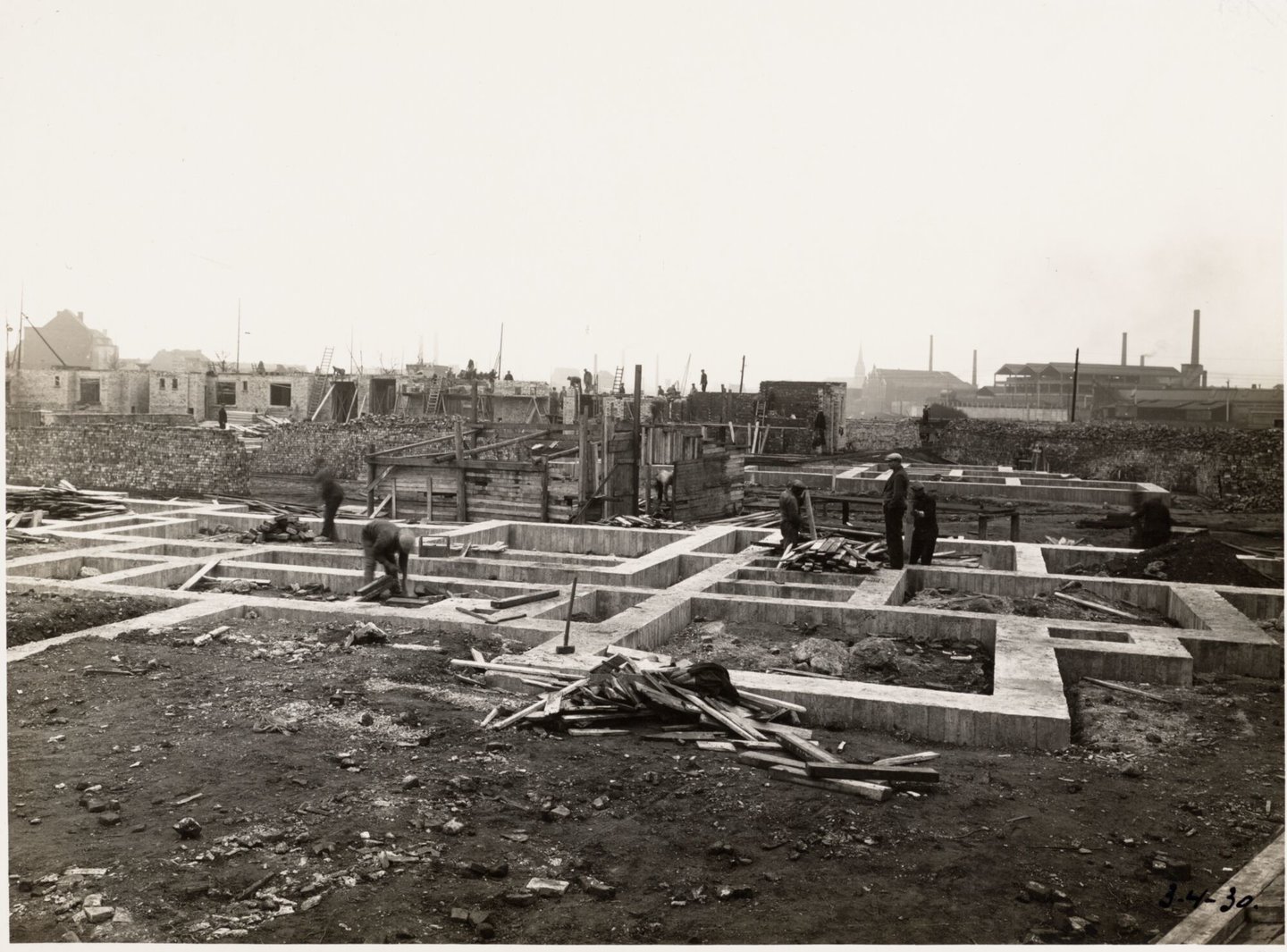 Bouw van sociale huisvesting Scheldeoord in Gent