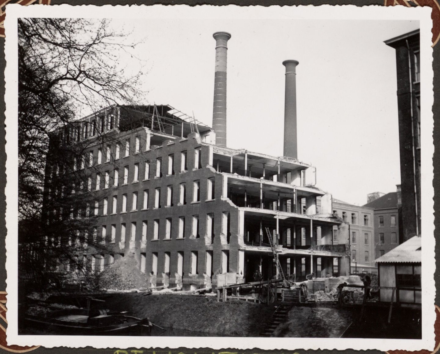 Afbraak van textielfabriek La Lys nv in Gent
