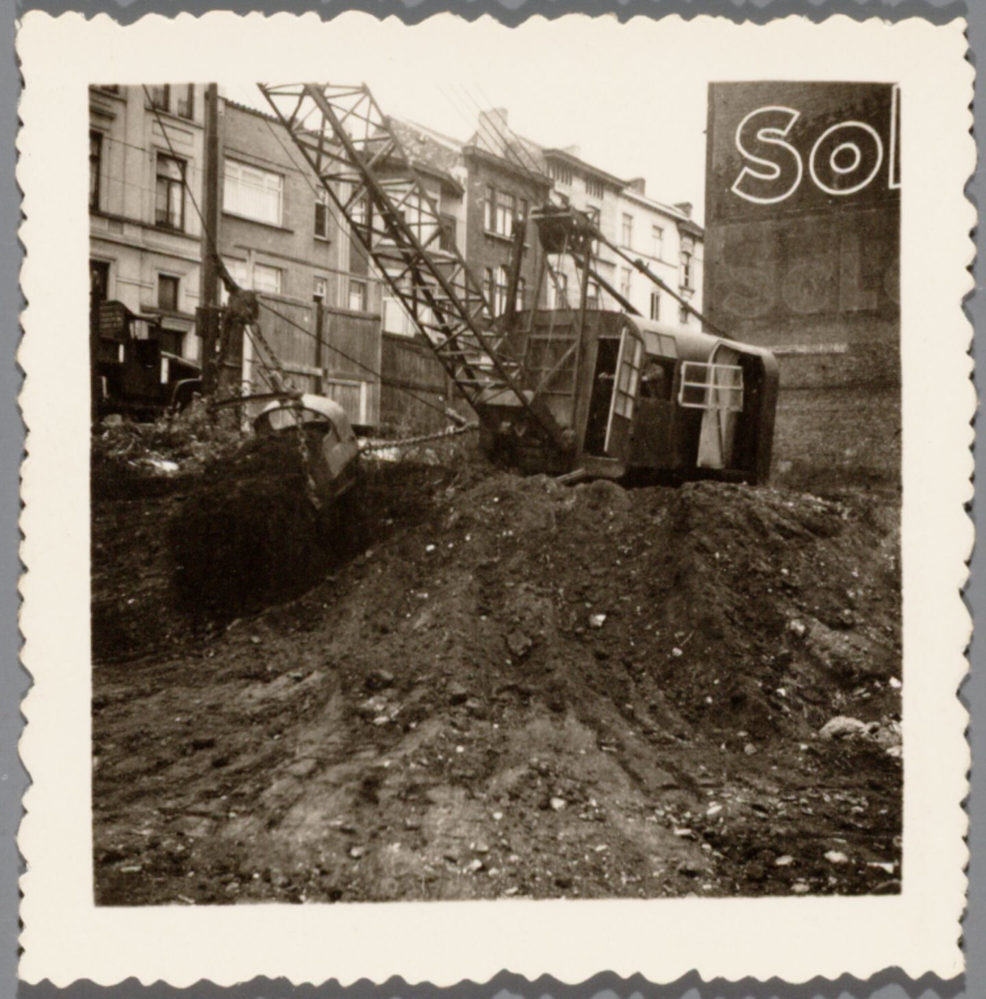 Bouw van textielfabriek Textile-Déchets in Gent