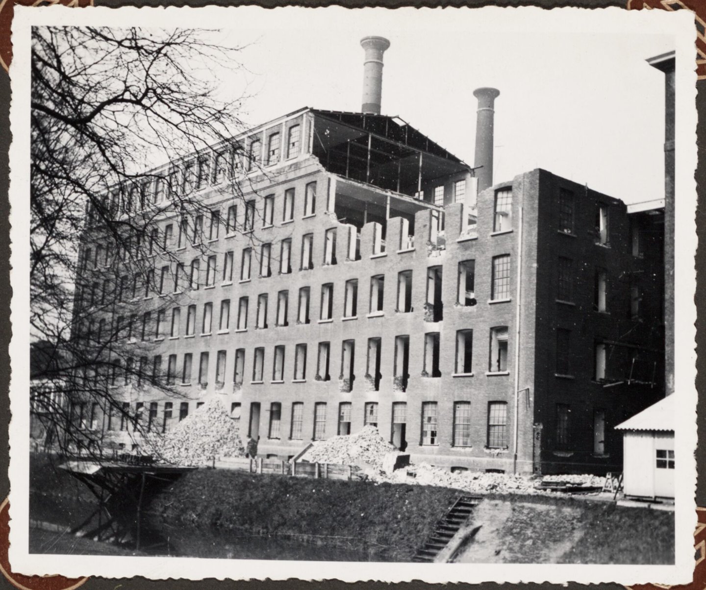 Afbraak van textielfabriek La Lys nv in Gent