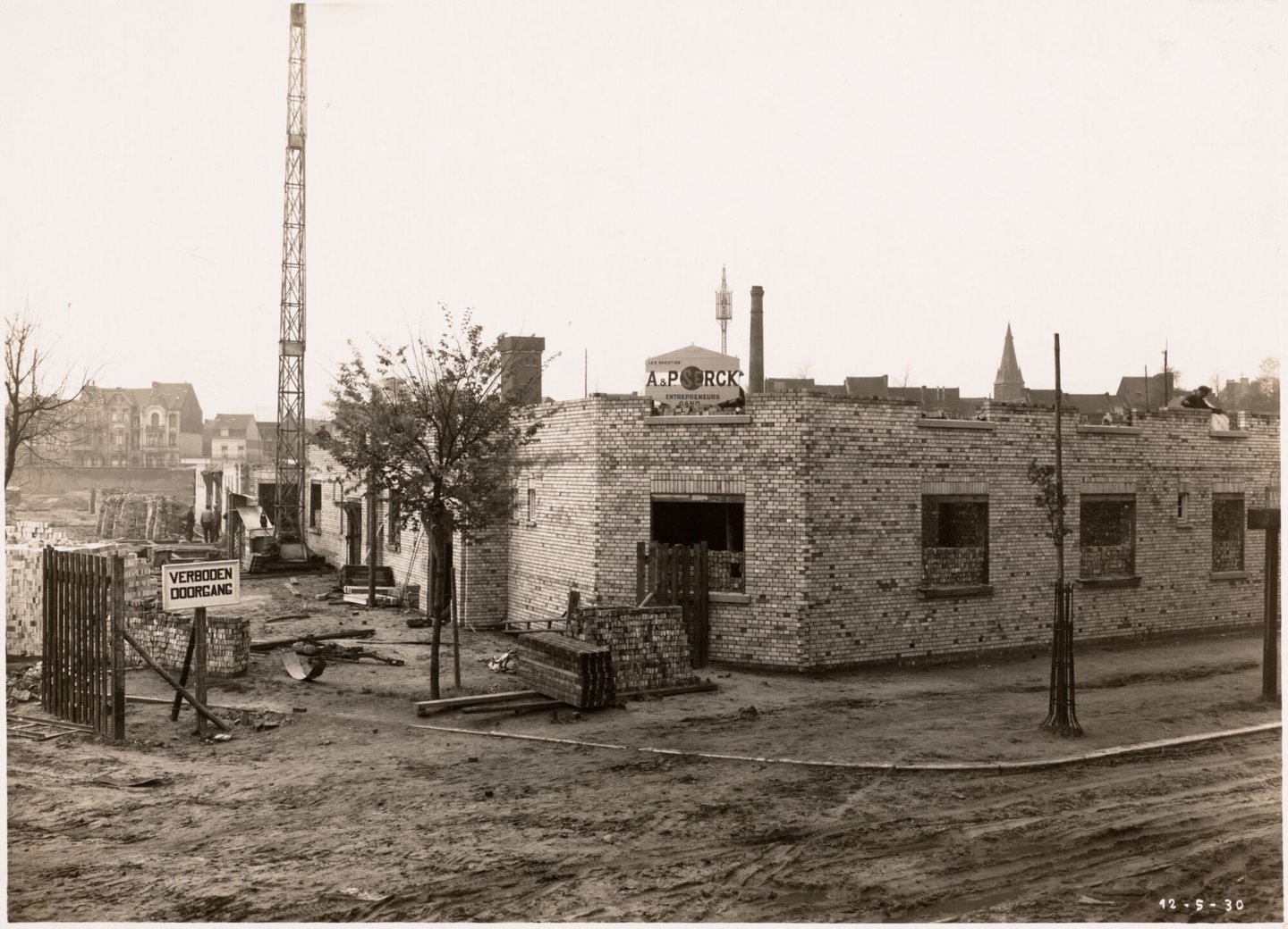 Bouw van sociale huisvesting Scheldeoord in Gent