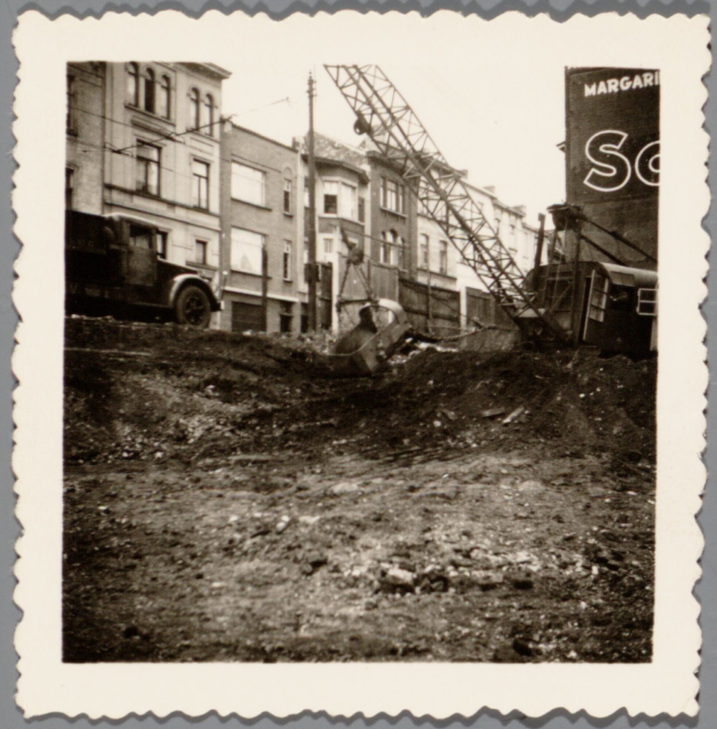 Bouw van textielfabriek Textile-Déchets in Gent