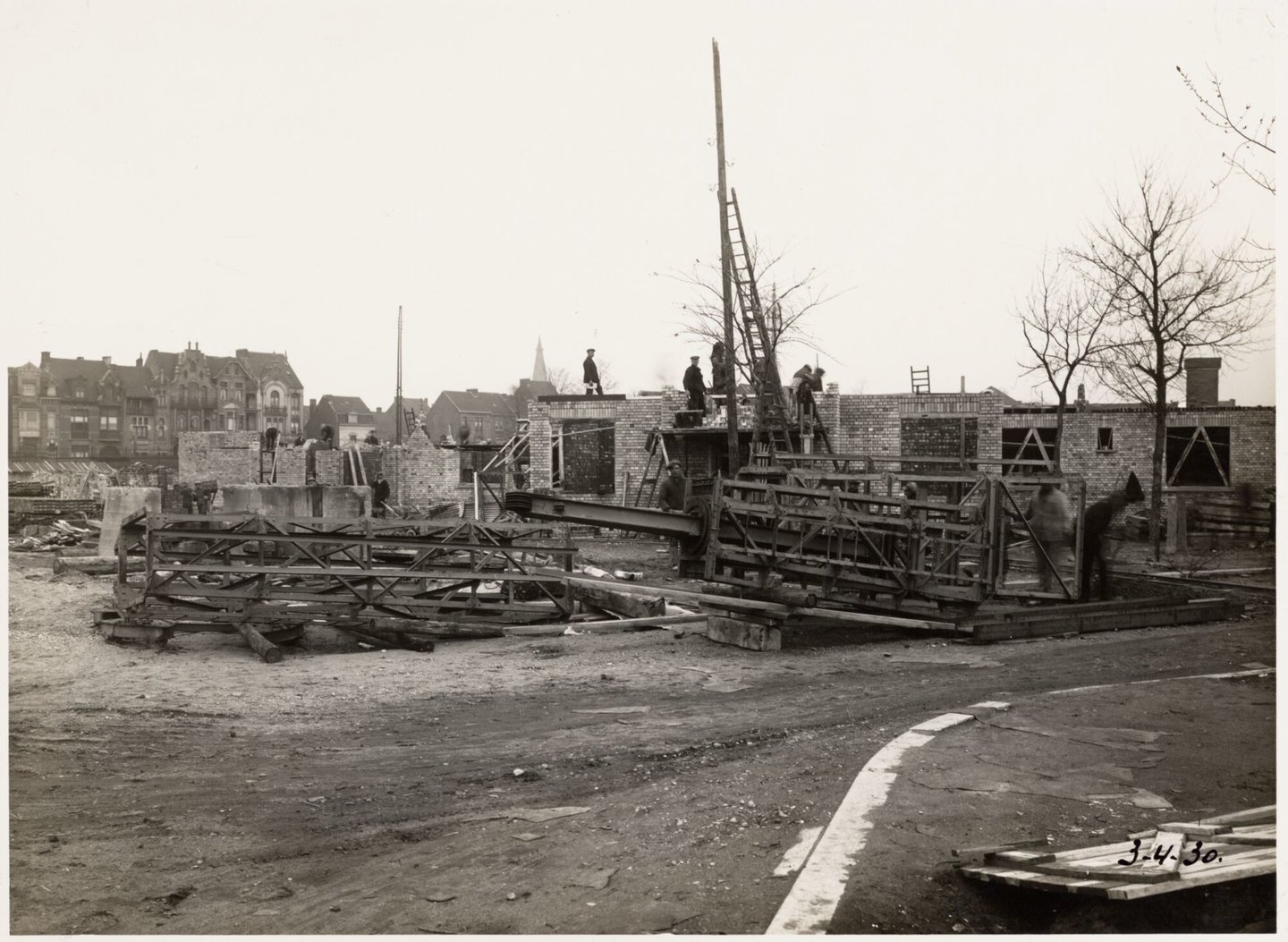 Bouw van sociale huisvesting Scheldeoord in Gent