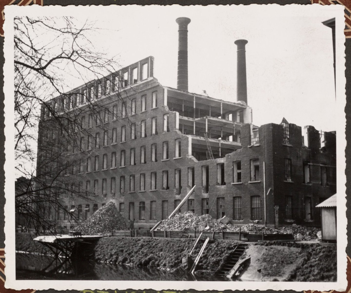 Afbraak van textielfabriek La Lys nv in Gent