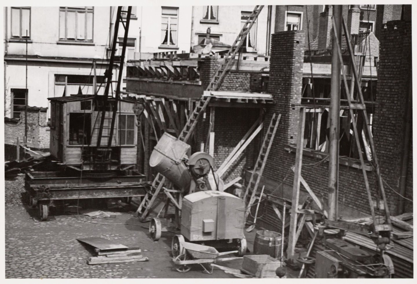 Verbouwing van drukkerij Het Volk in Gent