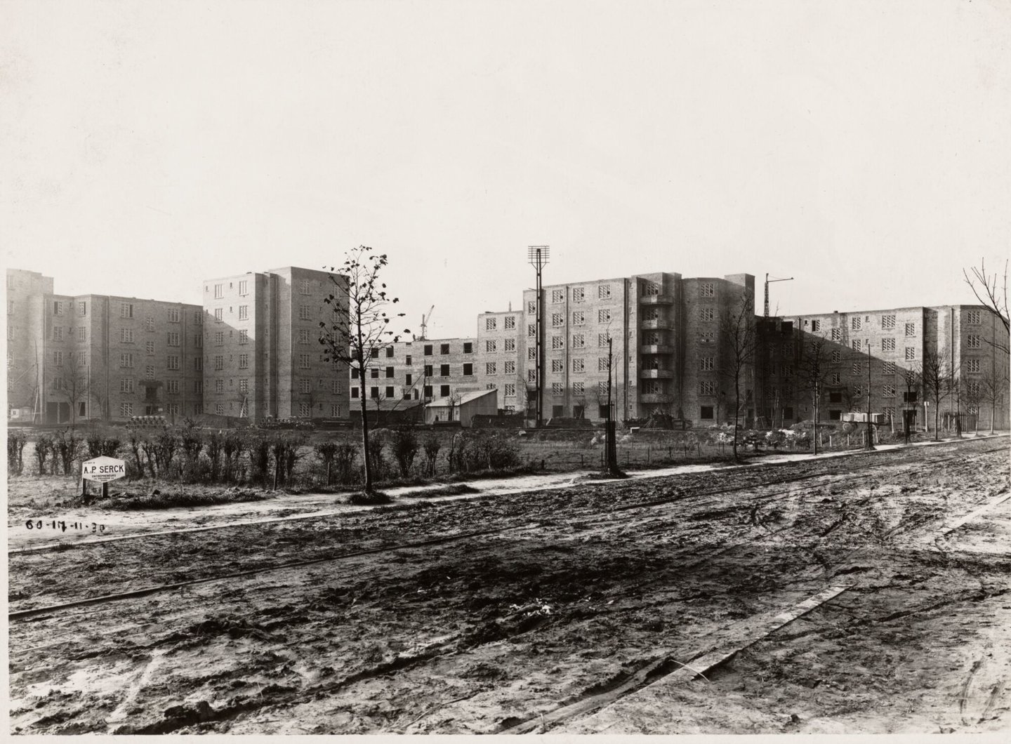 Bouw van sociale huisvesting Scheldeoord in Gent