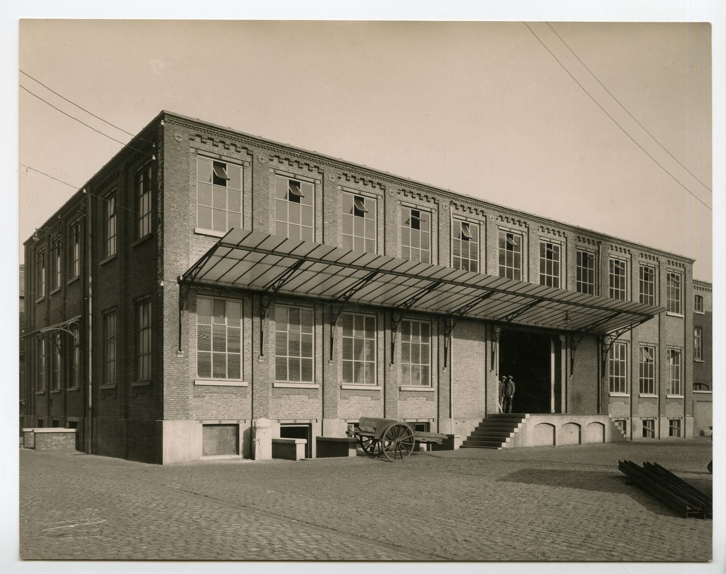 Linnenmagazijn van textielfabriek La Liève nv in Gent