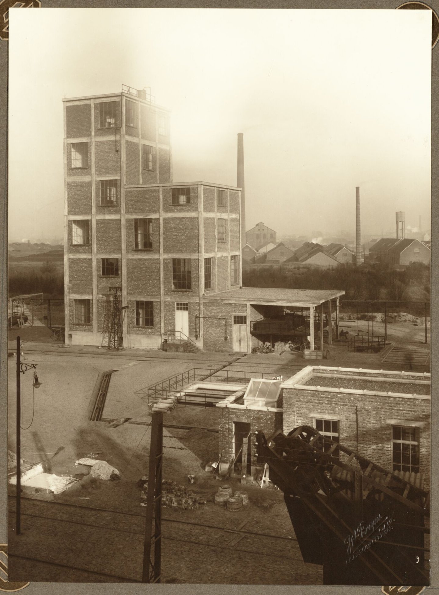 Benzolfabriek van cokesfabriek Kuhlmann in Zelzate