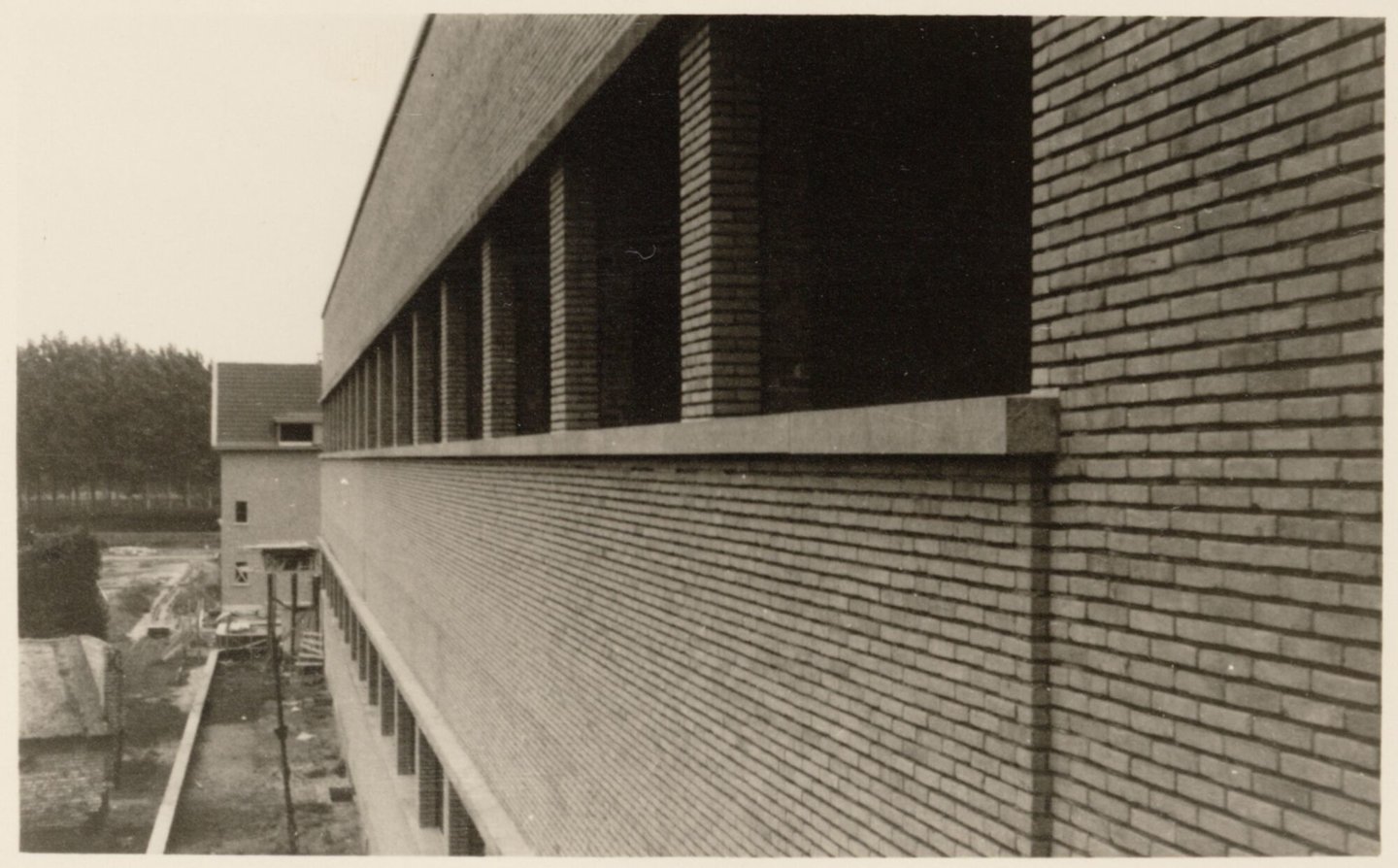 Bouw van klassenblok van middelbare school Koninklijk Atheneum in Oudenaarde