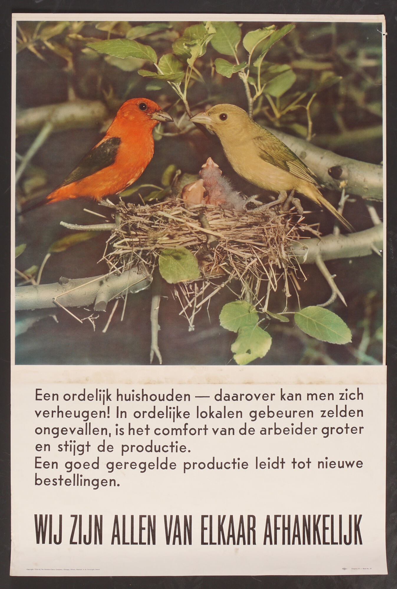 Affiche om werknemers te motiveren