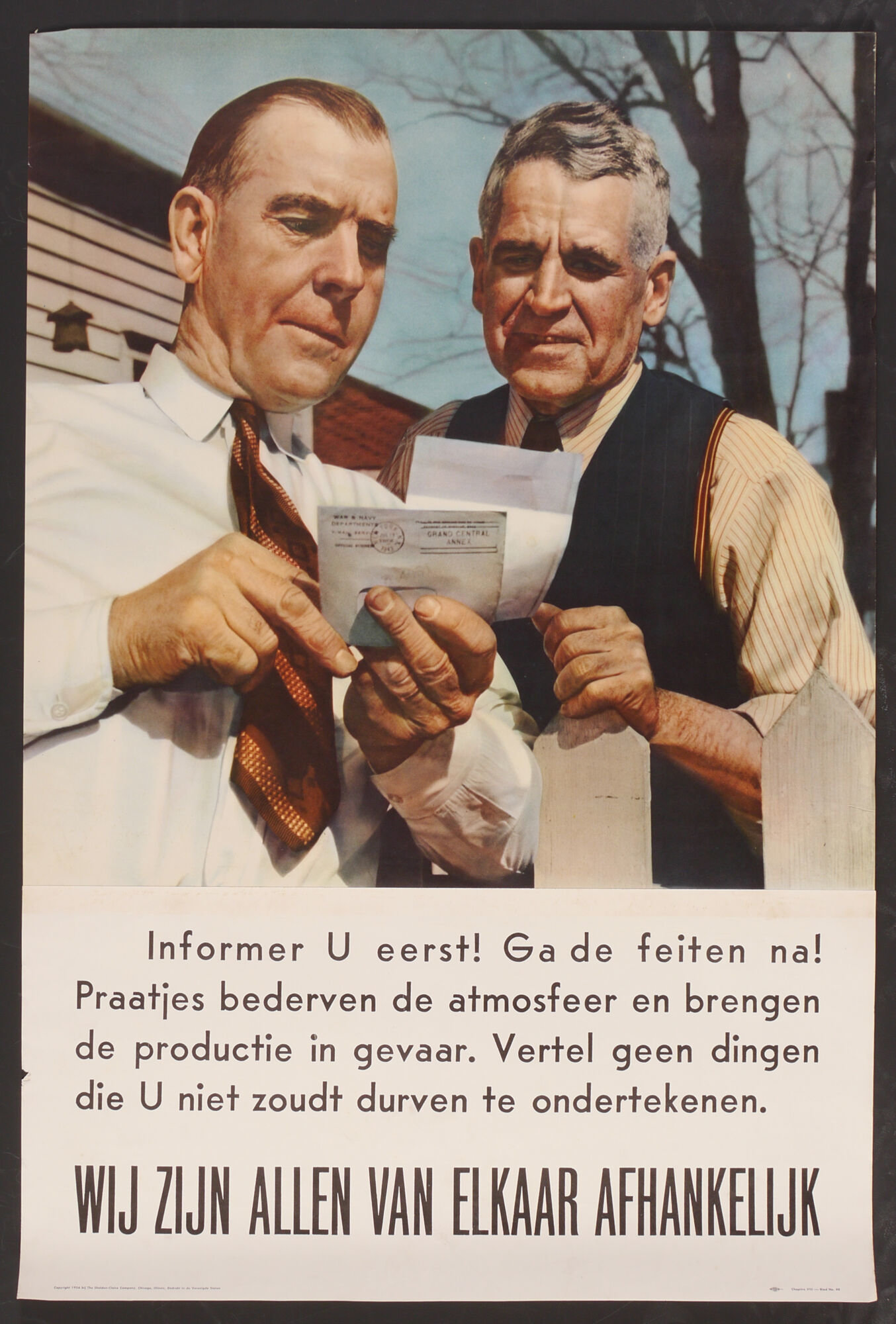 Affiche om werknemers te motiveren