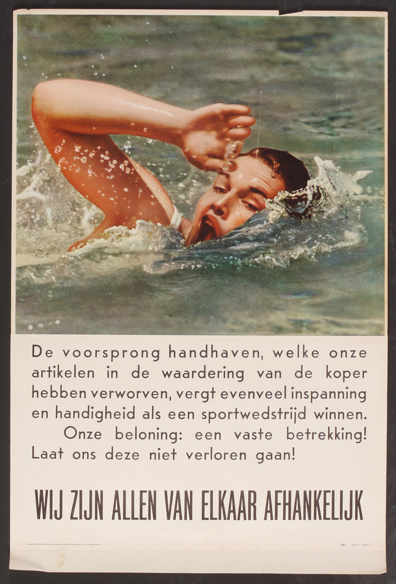 Affiche om werknemers te motiveren