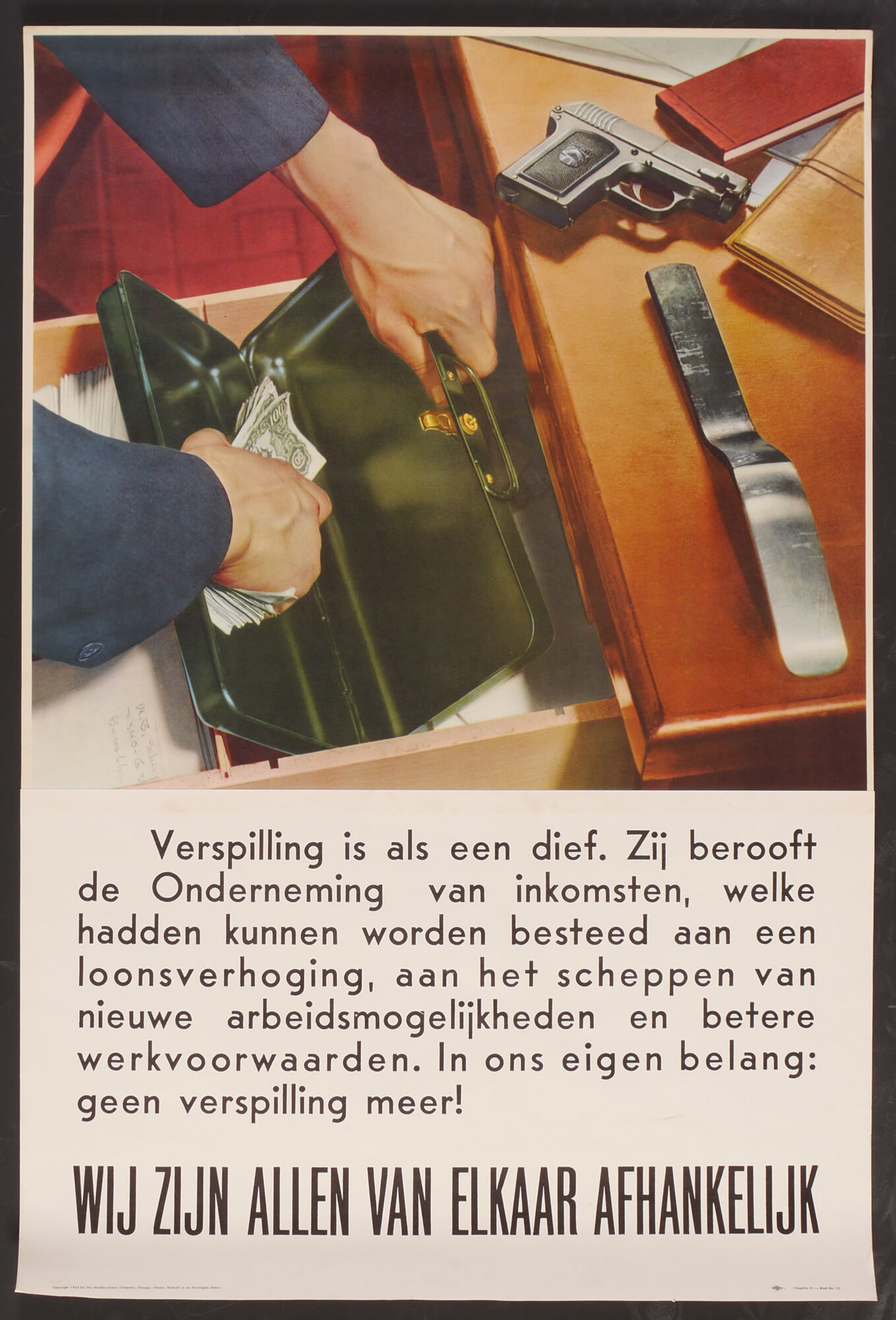 Affiche om werknemers te motiveren