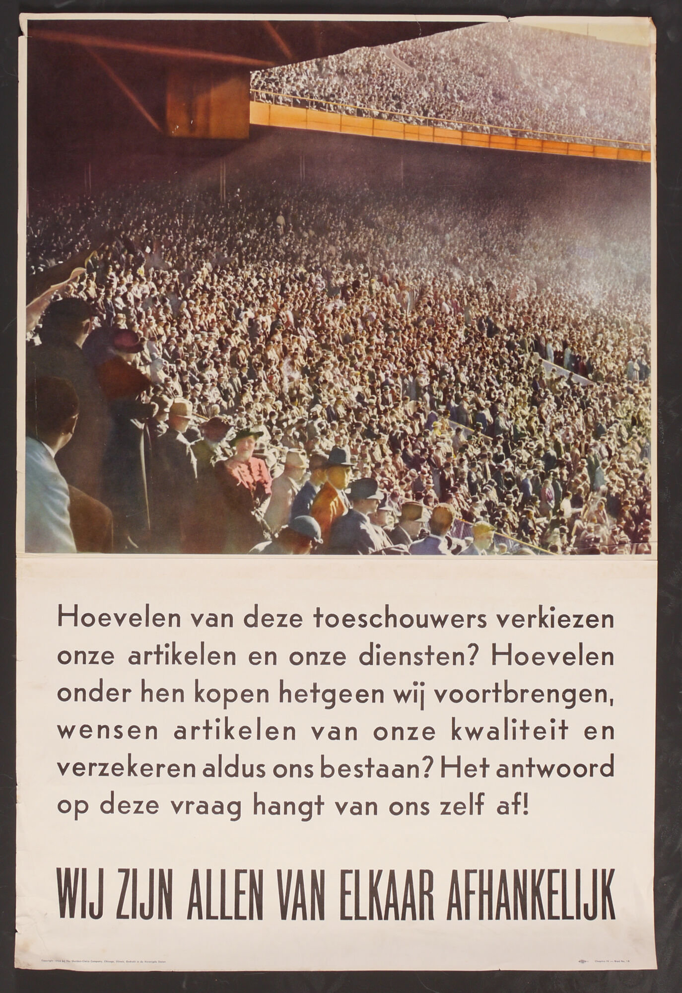 Affiche om werknemers te motiveren