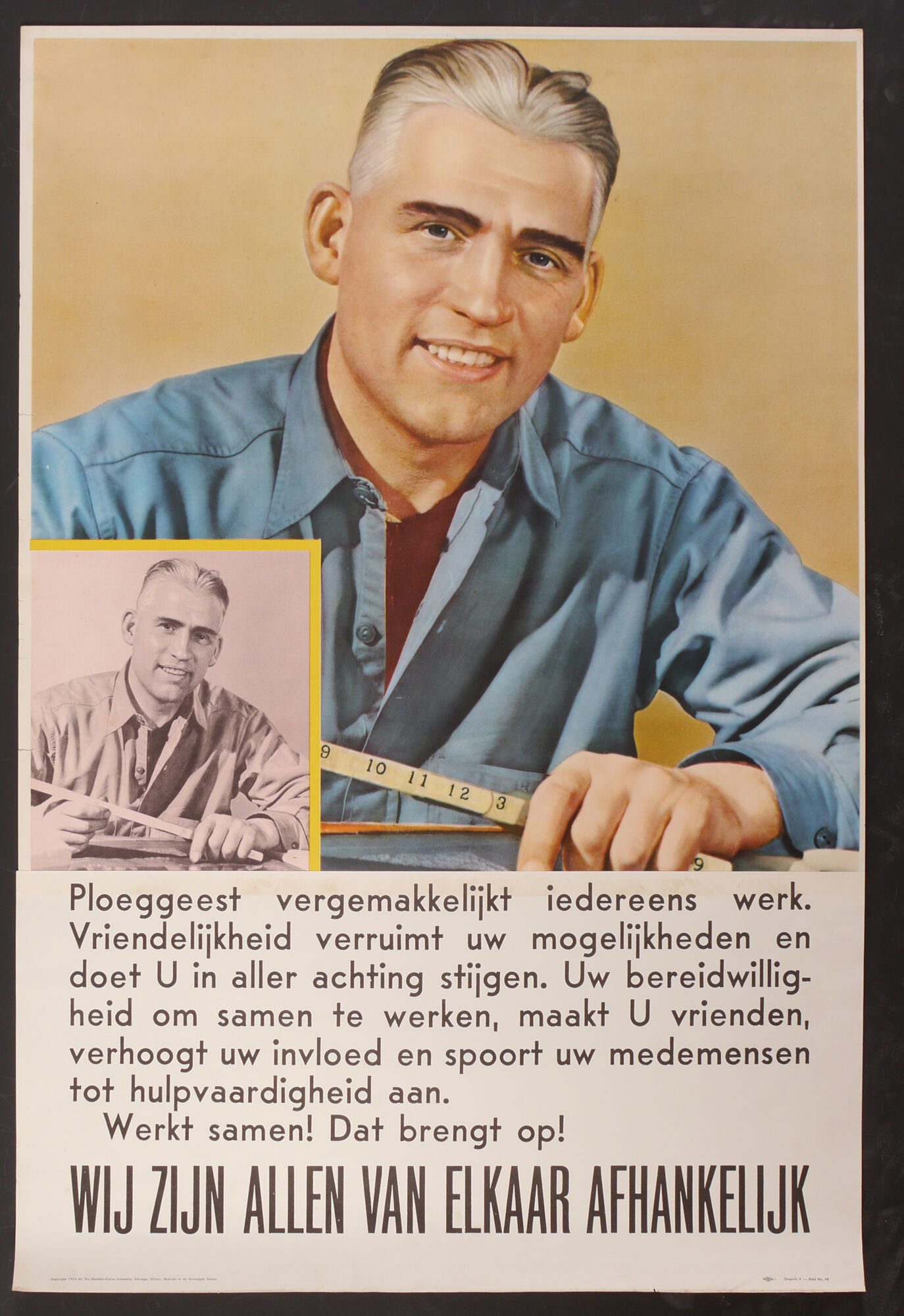 Affiche om werknemers te motiveren