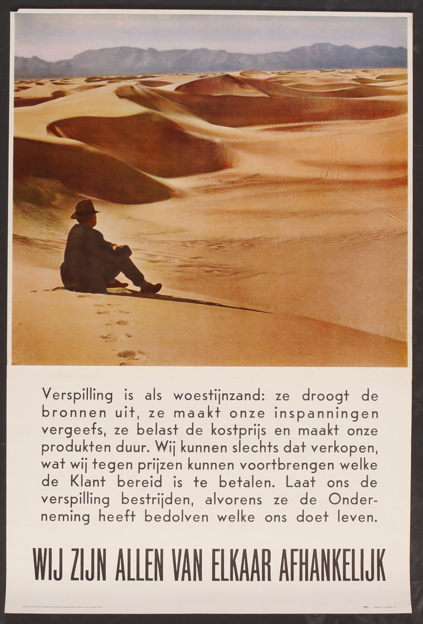 Affiche om werknemers te motiveren