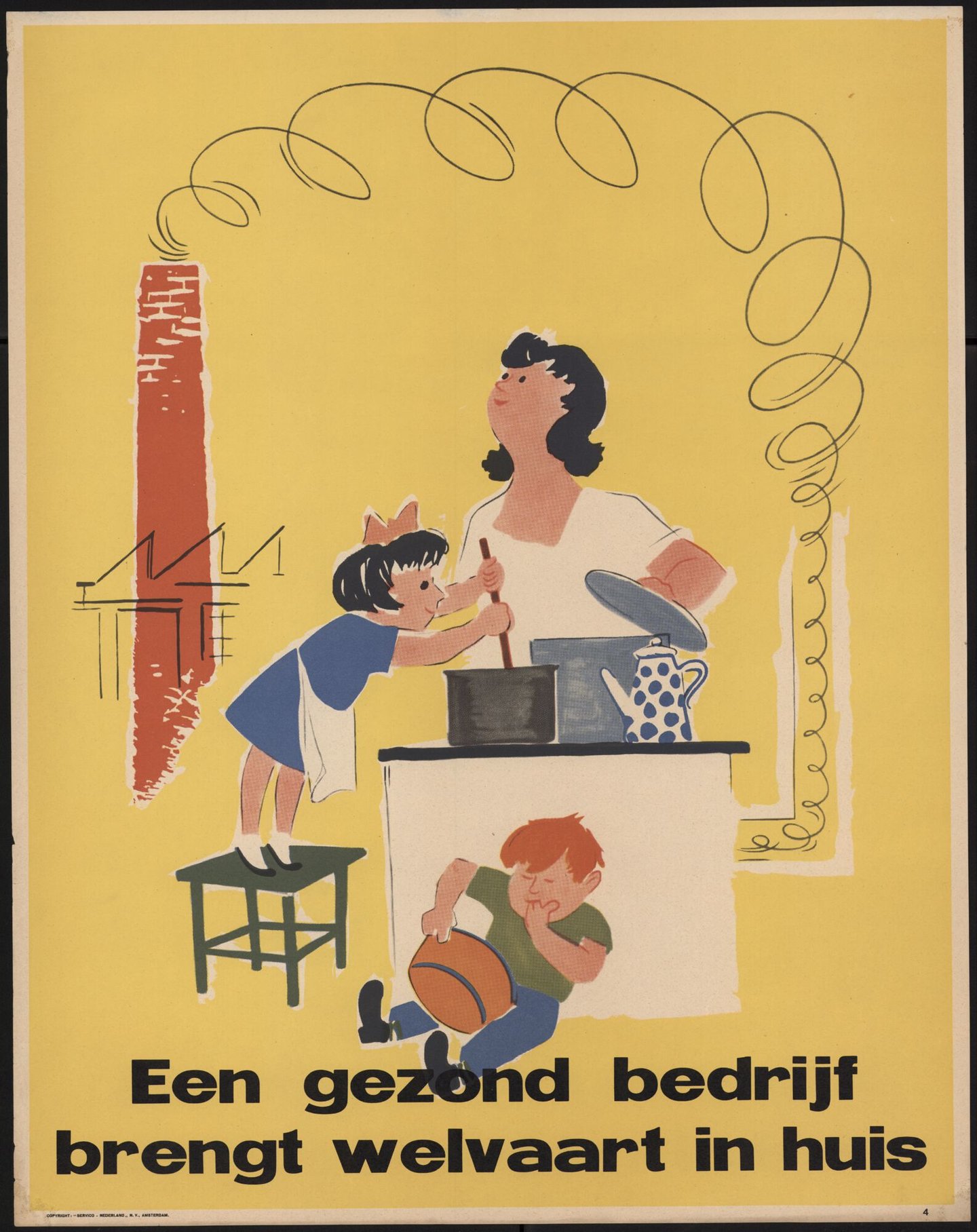 Affiche om werknemers te motiveren