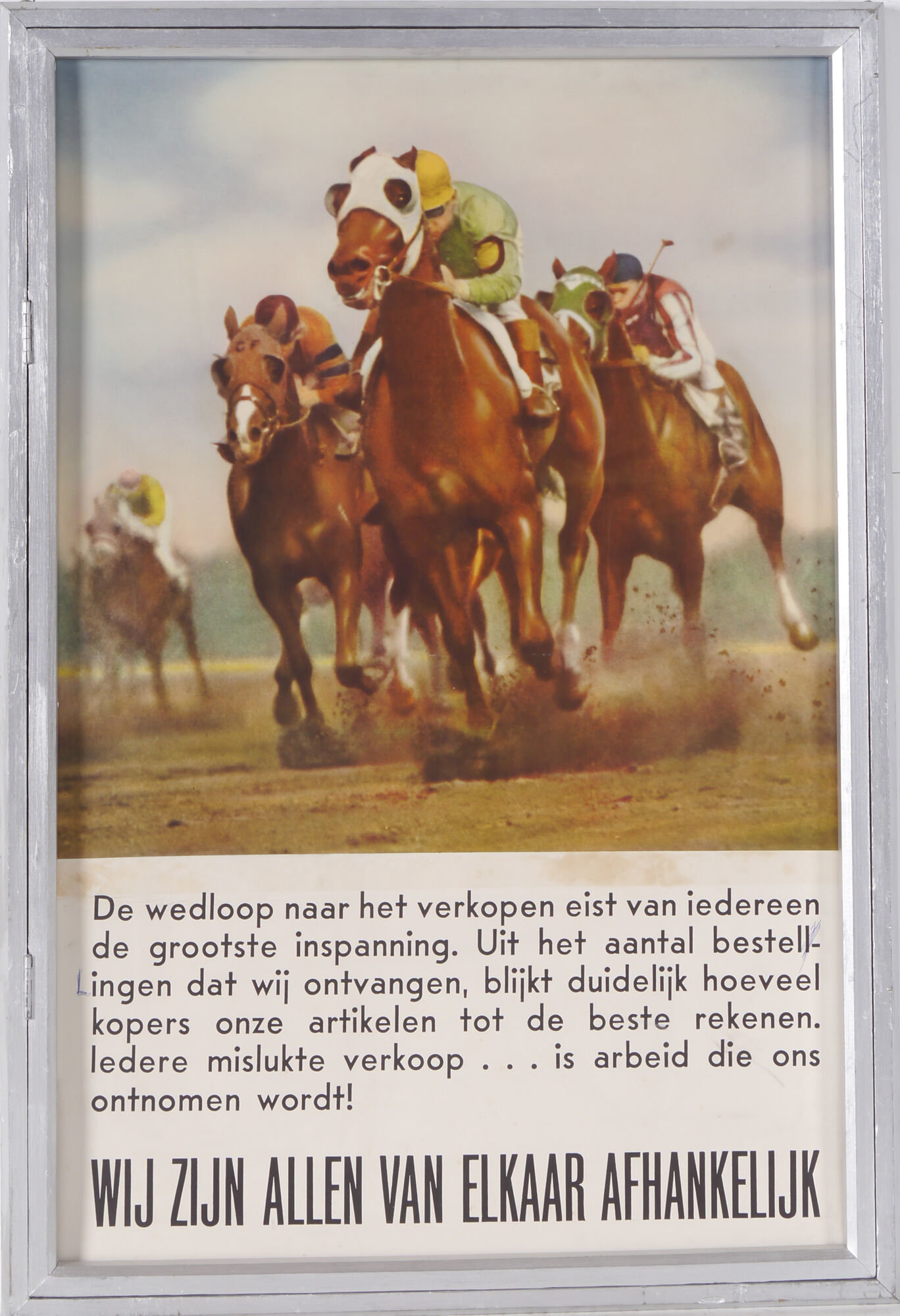 Affiche om werknemers te motiveren