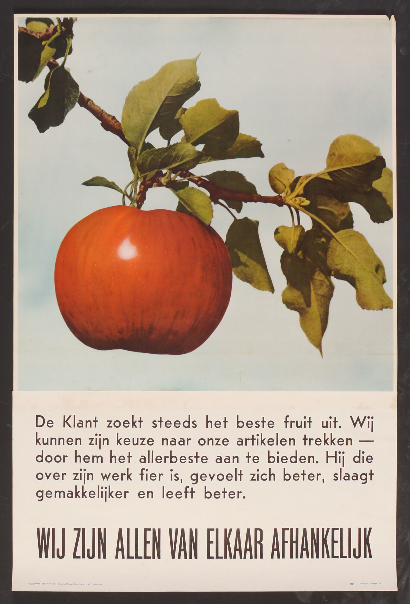 Affiche om werknemers te motiveren