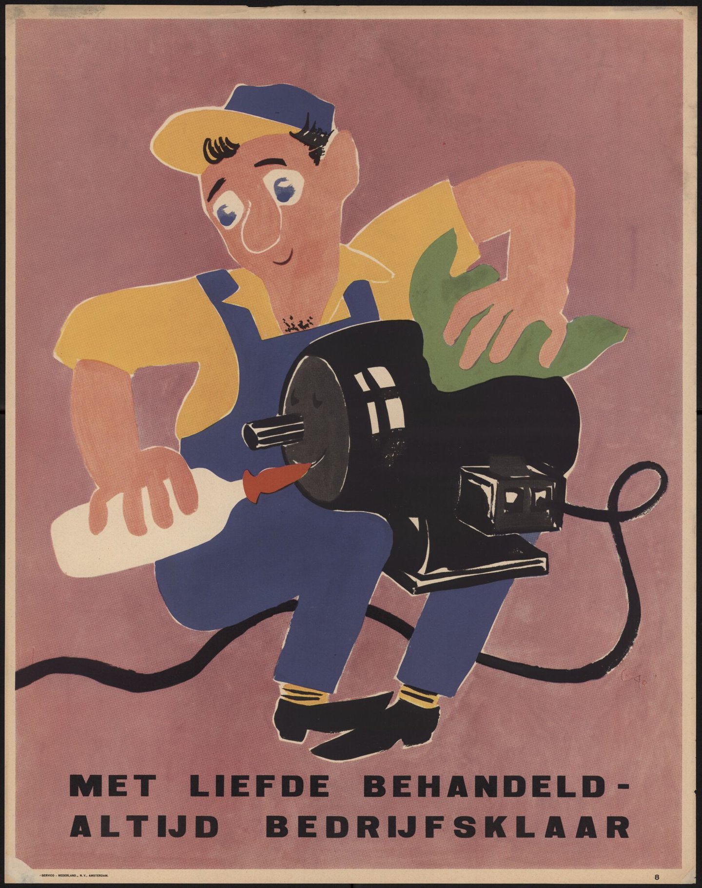 Affiche om werknemers te motiveren