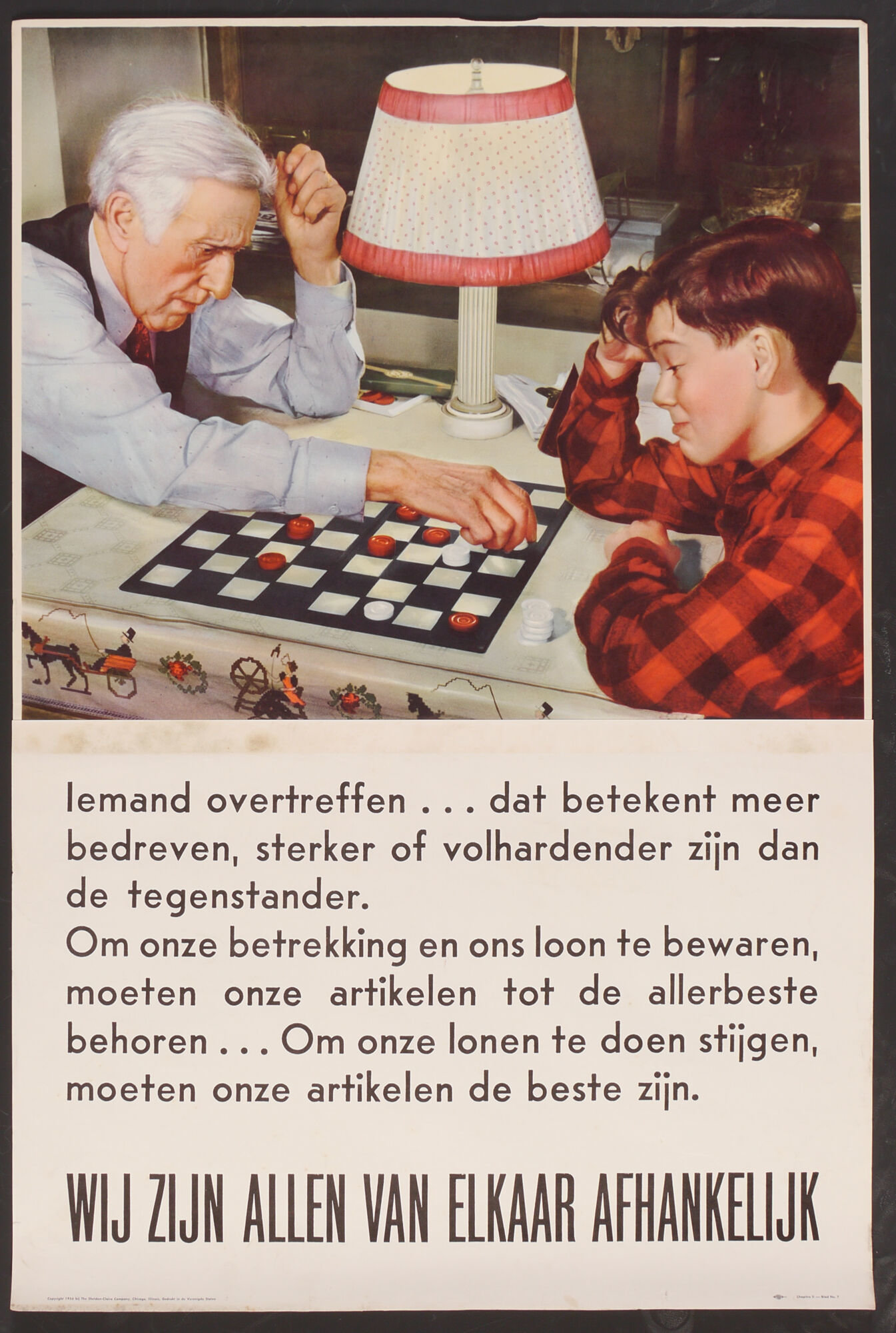 Affiche om werknemers te motiveren