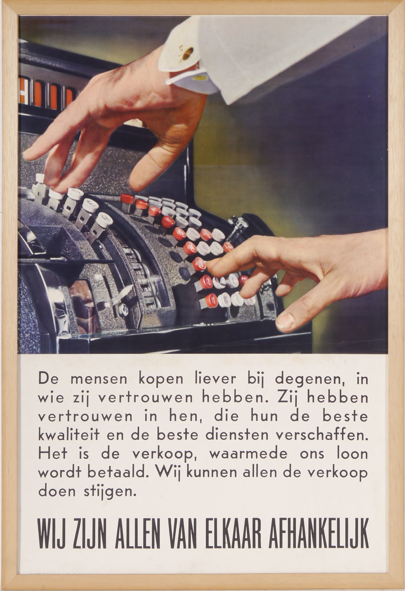 Affiche om werknemers te motiveren