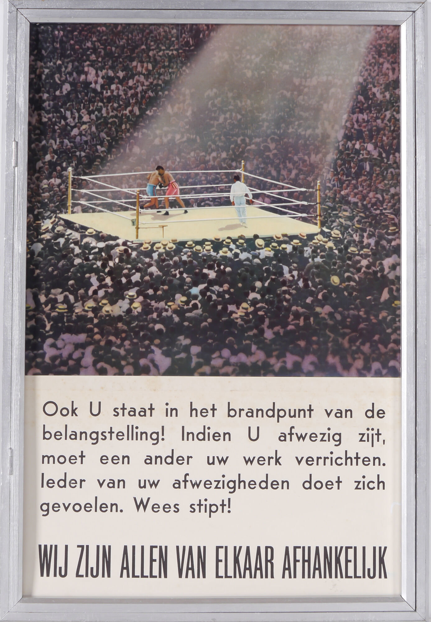 Affiche om werknemers te motiveren