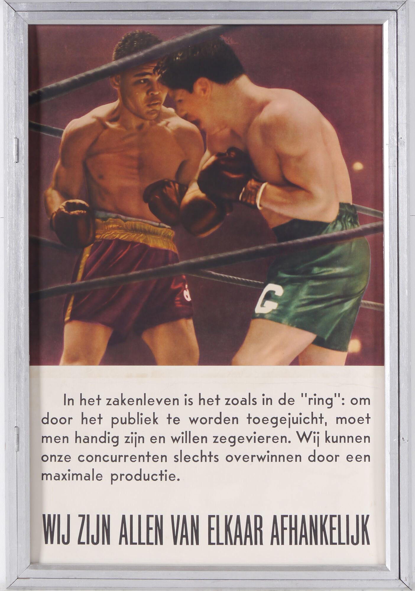 Affiche om werknemers te motiveren