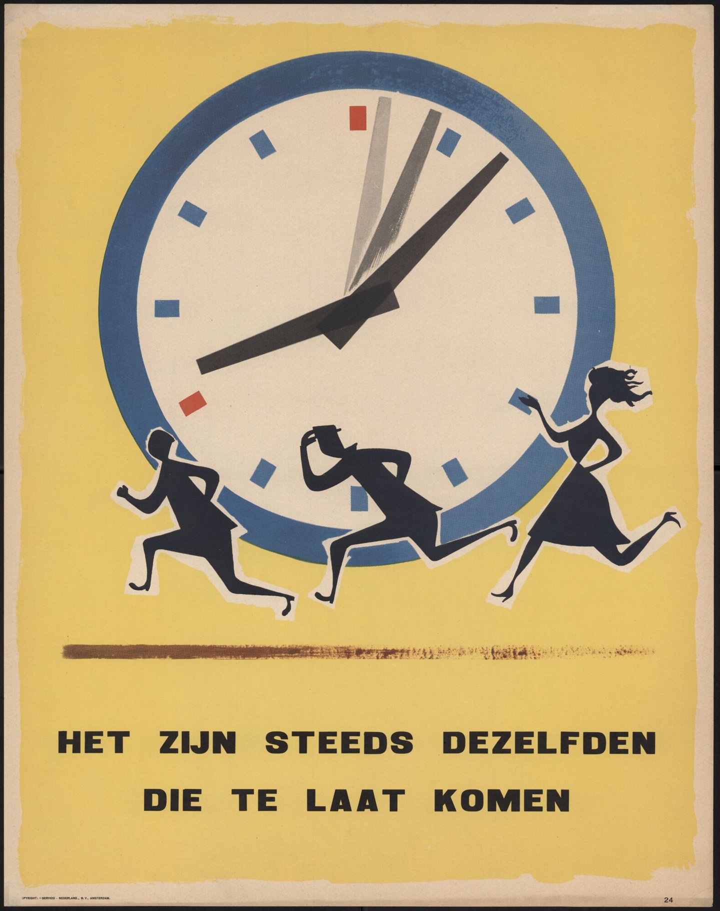 Affiche om werknemers te motiveren