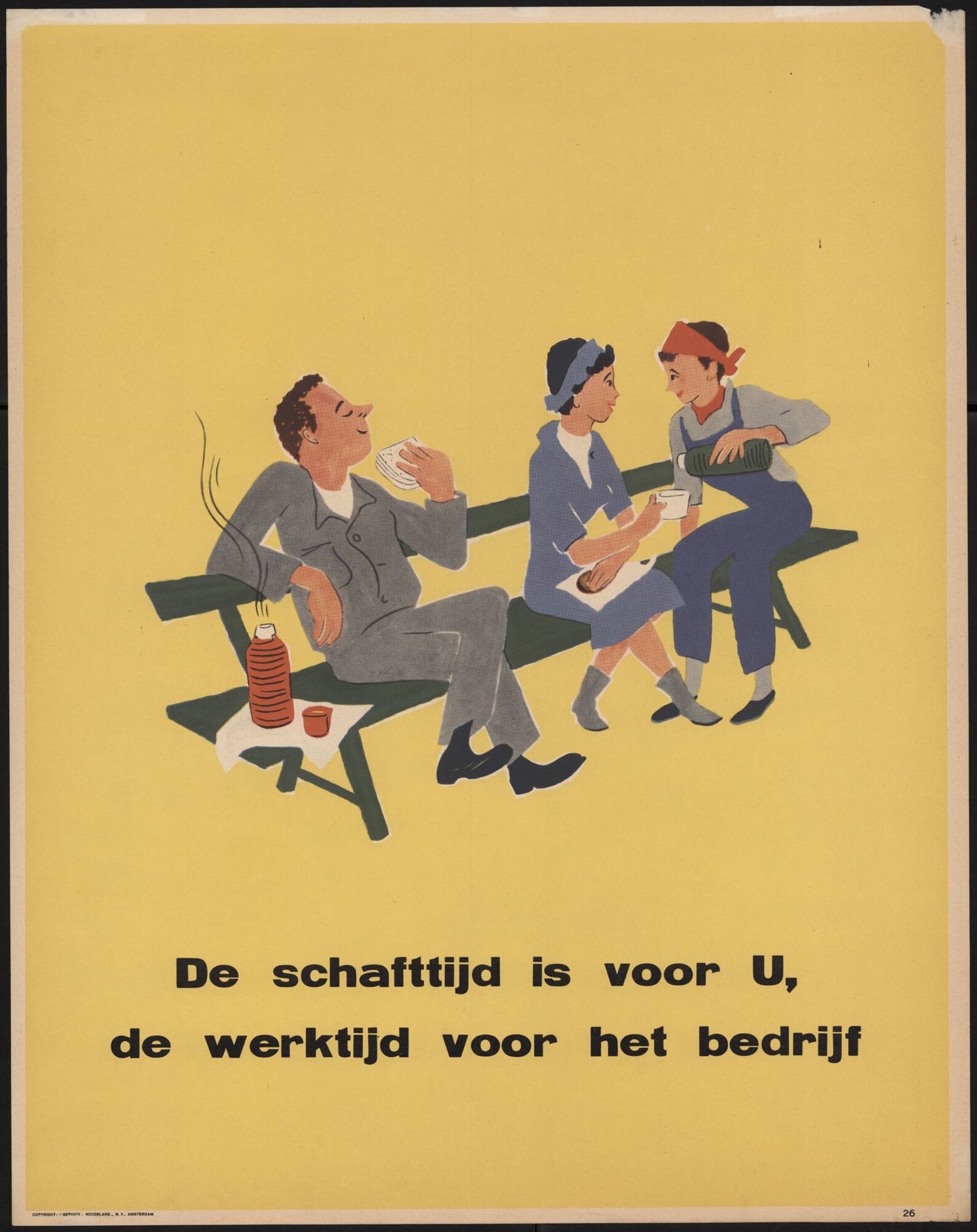 Affiche om werknemers te motiveren