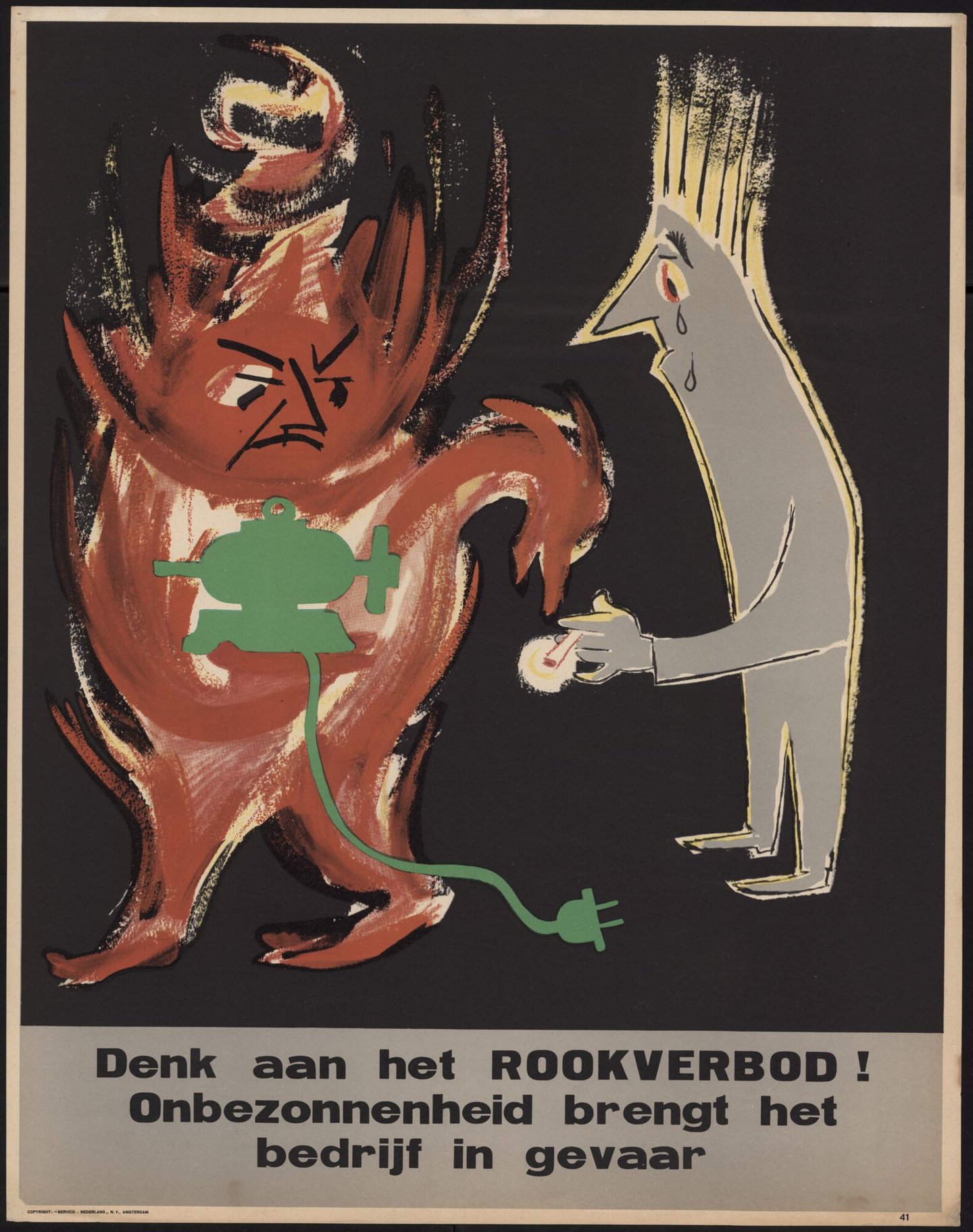 Affiche om werknemers te motiveren
