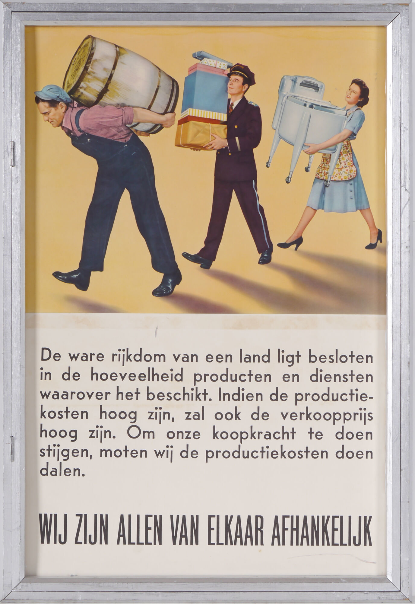 Affiche om werknemers te motiveren